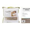 Pillow Confort Summerproducts, bathroomset, curtain, table towel, children's bathrobe, Bath- and floorcarpets, fitted sheet, washing glove