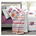 Bedset and quiltcoverset « CROCUS » blanket, terry kitchen towel, handkerchief for men, ironing board cover, bedding, Shower curtains, Bathrobes, Linen
