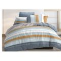 Bedset and quiltcoverset « RUSTY » blanket, terry kitchen towel, handkerchief for men, ironing board cover, bedding, Shower curtains, Bathrobes, Linen